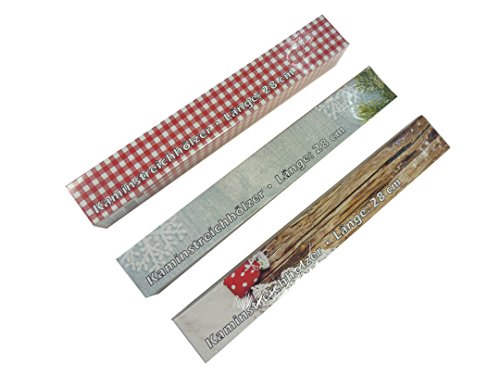 2 x 60 Stück Grillstreichhölzer Kamin Streichhölzer, 27-28 cm, rote Köpfe, Grill-Streichhölzer Kaminstreichhölzer - 3