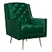 Produktbild Abbey Avenue A-AVE-294ACGL Avery Accent Stuhl mit goldfarbenen Beinen, Smaragd