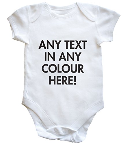 HippoWarehouse personalised any text any colour baby vest boys girls