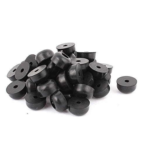 40 Stück 19mm x 10mm Möbel Gummifüße Beine Unterlegscheibe Abdeckungen