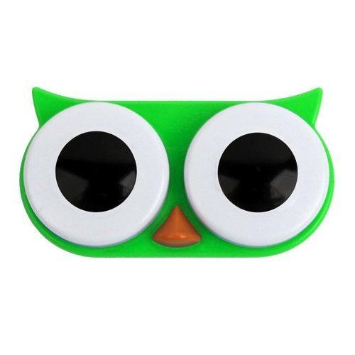 Preisvergleich Produktbild Kontaktlinsenbehälter Owl grün