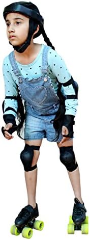 HARVEY SPORTS & FITNESS 4-in-1 Kids Protective Skating Guard Kit, Small (Black)
