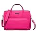 Produktbild 13,3 Zoll Tasche Hülle,elecfan® Wasserfeste Laptop Hülle Tasche Umhängetasche Multifunktions beweglicher dünner heller Laptop Schulter Beutel Aktenkoffer Notizbuch Computer Messenger Fall mit Handgriff ,13,3 Zoll MacBook Notebook und Tablet (Rosa)
