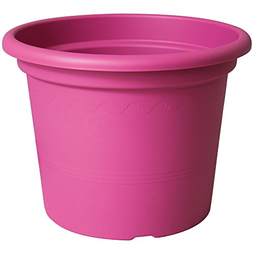 Euro3Plast 1975.44 - Maceta de plástico, 25 cm x 19,5 cm, color rosa