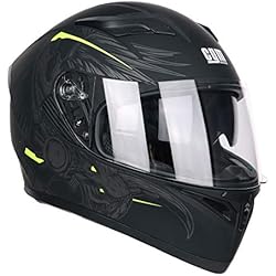 CGM Casco integrale 316S INDIAN Giallo fluo opaco, M