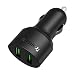 Produktbild Tronsmart KFZ-Ladekabel, USB 2.0, 36 W, schnelles Aufladen Doppel-Gerät für Apple und Android: 2 x 0,5 mm², 101 cm, USB-Kabel enthalten