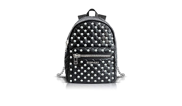 Zaino con perle shop art (nero) : Amazon.it: Valigeria