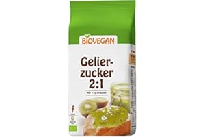 2W ORGANIC Sucre gélifiant Bio Sans Gluten A Base De Sucre De Canne Et Pectine De Pomme 500g | Sucre Gelee Bio Pour 1 Kg De Fruits - Qualité Supérieure