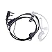 Produktbild Zhuhaimei,Radio Mic Hörmuschel 2 Pin PTT Covert Acoustic Tube für Kenwood/Baofeng(Color:SCHWARZ)