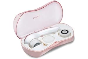 ‎FANCII Fancii Gesichtsreinigungsbürste wasserdicht Gesichtsbürste mit 3 exfoliating Bürstenaufsätze - komplettes Gesichts Spa System für sanfte Exfoliation und Tiefenreinigung, Cora 3 (Roségold)