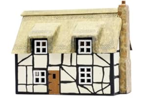 Dapol Model Railway Thatched Cottage Plastic Kit - OO Scale 1/76,Multicolor,17.4 x 15.8 x 1.6 cm