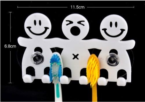 cute smiling face cartoon toothbrush holder