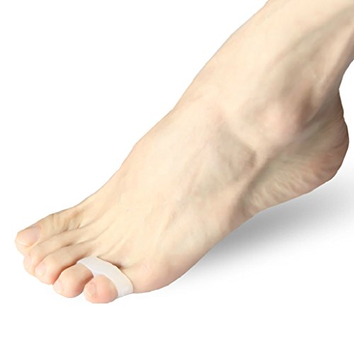 Footful Silikon Gel Kleiner Zeh Separator Haarglätter Satz für Hallux Valgus Zehe Valgus - 8