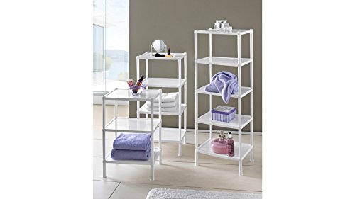 baumarkt direkt Badregal In 3 Höhen, Breite 40 cm 40 cm, 30 cm, 110 cm, weiß - 3