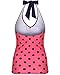 The Essential One - Spot Maternity Tankini - Coral Navy - 16 - EOM126