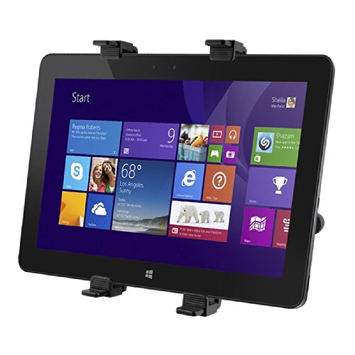 kwmobile Tablet Kopfstützenhalterung für Dell Venue 11 Pro Schwarz – Auto KFZ Kopfstütze Tablethalterung - 5