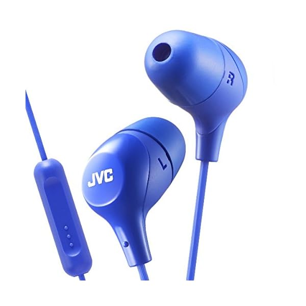 JVC HA-FX38M-W-E, Auriculares intrauditivos con control remoto y micrófono, Blanco