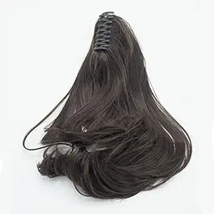 Bling On Natural long Hair Wig Plastic Clutcher Jaw Clip Wavy Ponytail Hair Extension for Women | Hair Style Accessories Pony Wig | Claw Hair Wig For Girls | (Pack of 1)