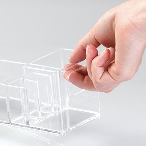 mDesign Multi Level Kosmetik-/Makup-/Kosmetik-Organizer – Durchsichtig - 5