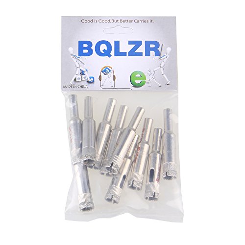 BQLZR 10mm Diamant Loch Keramik Glas Schneider 10er Pack - 6