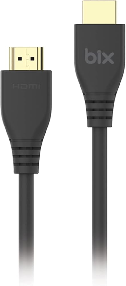 Bix PHD02 8K@60Hz Ultra Yüksek Hızlı HDMI & Ethernet Kablosu, 48Gbps Veri Aktarım Hızı, HDMI 2.1, HDR, eARC, 3D Ready Teknolojisi, Bilgisayar Monitörü, UHD TV, PS5, PS4 Uyumlu 2 Metre Kablo