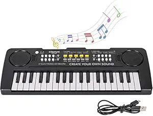 NPRO New Kids Digital Music Piano for Kids with Microphone - Portable Electronic Keyboard
