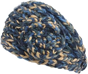 Lady Wool Hand Headband Color Warm Hair Band,D-M