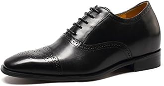 Men's Formal Shoes with Invisible Height Increase (5-8cm / 1.97-3.15 Inch) - Genuine Leather Oxford, Derby, Loafers & Chelsea Boots for Business & Smart Occasions (5.5-11.5 UK)