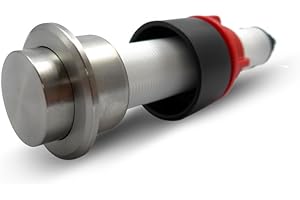 Franke et Rotondo Edelstahl mit integriertem Clicker/Pezzo von Ricambio/Ventilknopf, 133.0391.835