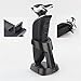ZJchao Rotary 4D Rechargeable Washable Men's Cordless Safety Shaver Electric Razor with Charging Stand,Black