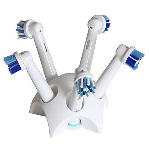 Oral-B - Portaspazzolino per 5 spazzolini, modello -Palla da golf-, prodotto tramite stampa 3D