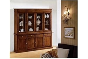 EsteaMobili - MOBILE CREDENZA VETRINA 4 ANTE ARTE POVERA - 110909393630