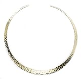 Traditionell von Hand gearbeiteter Frauen-Torques aus Messing