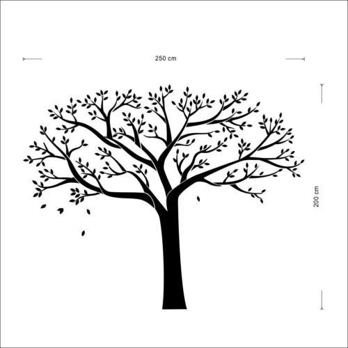 luckkyy® GIANT Familie Foto Baum Wall Decor Aufkleber Vinyl Art Home Aufkleber Room Decor Wandbild AST Wand Aufkleber Aufkleber Wohnzimmer Bett Baby Zimmer - 6