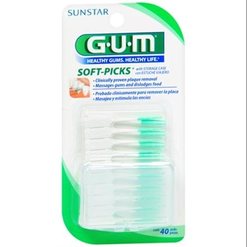 GUM Soft-Picks With Storage Case [632] 40 Each (Pack of 3) RS.4662 (23.00% Off) - Amazon