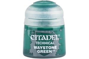 Games Workshop Citadel Pot de Peinture - Technical Waystone Green (12ml)