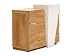 Produktbild massivum Kommode Del Mare 100x90x45 cm Teak natur lackiert
