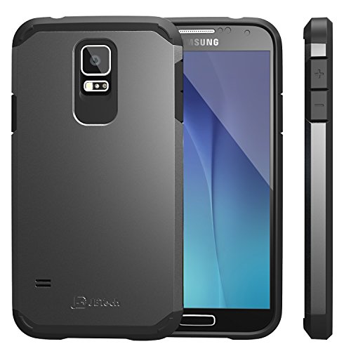 JETech S  per Protectora Samsung Galaxy S5 Funda Caracasa Ultra Delgado Ajuste Case Galaxy S V  Negro 