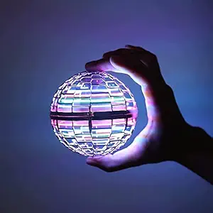 Senik Enterprise Flying Ball Toys, Flying Ball Boomerang Mini Pro Spinner Toys for Boys Girls Kids Adult Indoor Outdoor, USB Rechargeable Built-in RGB Lights 360?Rotating Magic Controller