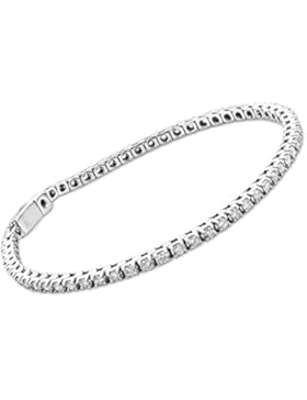 Orovi Damen-Armband Weißgold 14 Karat (585) mit Diamant 2.01crt Tennisarmband armschmuck