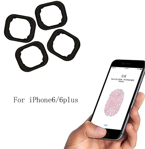 SWEETSTAN 10x iPhone 6/6S and Plus Home Button Rubber Gasket Adhesive Sticker Holder