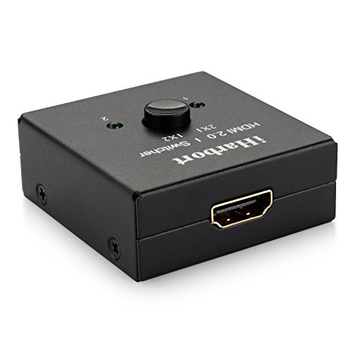 iHarbort® 2 Port HDMI Switcher / Splitter Adapter Bidirektional 2 In 1 Out oder Switch 1 In 2 Out Unterstützt 3D und 1080P für HDTV / 4K Ultra HD / Blu-Ray Player / DVD / DVR / X Box, etc - 6
