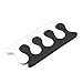 Donegal - Soft Foam Nail Art Toe Separators For Pedicure Manicure Nail Care Tools BLACK & WHITE