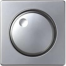Simon 82041-33 – Tappo Spina Schuko 2P+TT Con Sicurezza – Finitura Alluminio Opaco S82 ALU Mate – Grigio/Nero