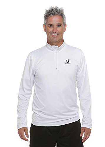 a40grados Sport & Style Cool Maglietta Maniche Lunghe da Tennis, Uomo, Uomo, HCCOOLLT_44, Bianco, 44