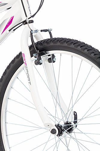 26 Zoll Bikesport ADVENTURE Mädchenfahrrad Damen Mountainbike RH 41 cm, Shimano 18 Gang - 5