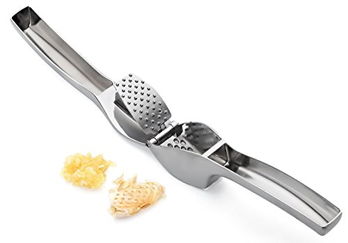 [Knoblauchpresse] Hochwertige Knoblauchpresse | Knoblauchschneider Knoblauch Crusher – spülmaschinenfest | Perfekt für Zuhause & Picknick - 4