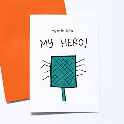 Spider Killer Father's Day Card/My Hero