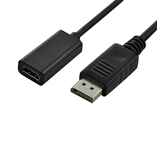TOFOCO DP auf HDMI, 4K * 2K Displayport auf HDMI High Speed-Adapter mit Audio (Stecker zu Buchse) für Tabelle PC, Laptop , HDTV, Heimkino, Projektor in Schwar - 3