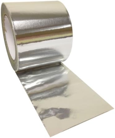 6 Rolls 96mm x 45m Aluminium Foil Insulation Bright Silver Tape Duct